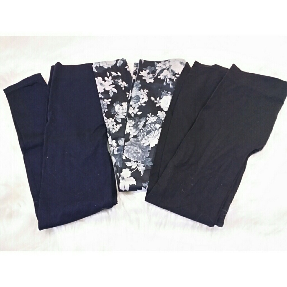 First Looks Women's Seamless Leggings Lot Of 3 New